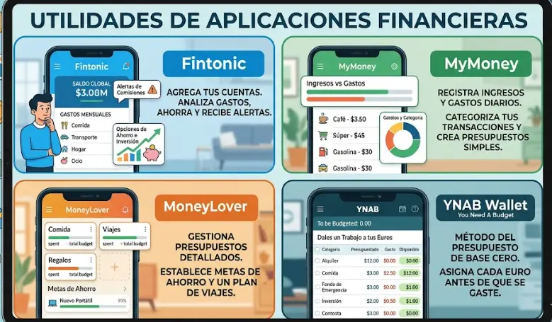 Apps para llevar el control de tus gastos personales fácilmente (Guía 2026)