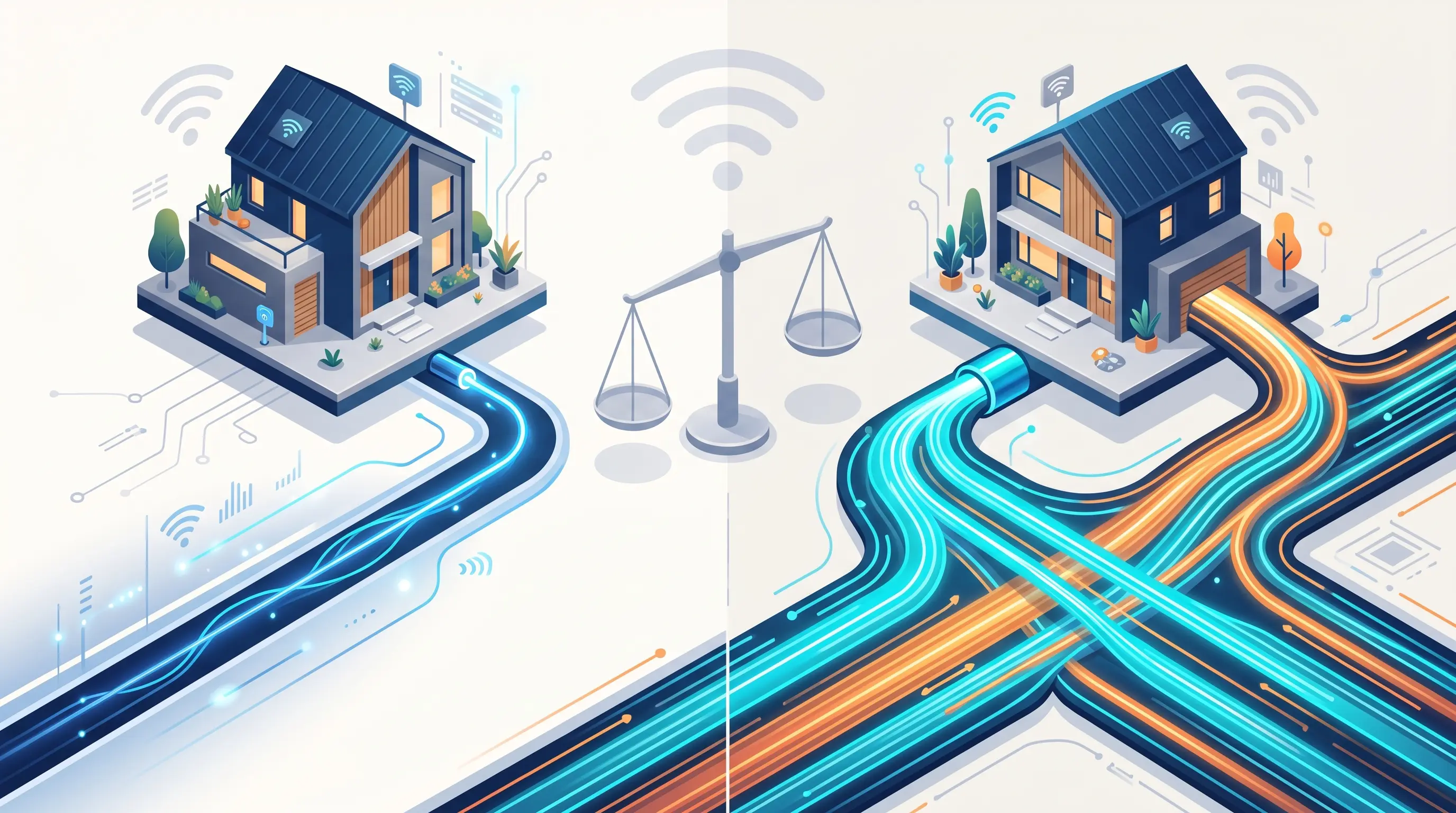 Fibra 300 Mbps vs 1 Gbps: ¿cuánta velocidad necesitas en 2026?