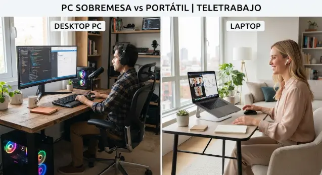 Qué ordenador comprar para trabajar en casa: sobremesa, mini PC o portátil